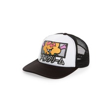 ICECREAM Laugh Trucker Hat, Main, color, BLACK