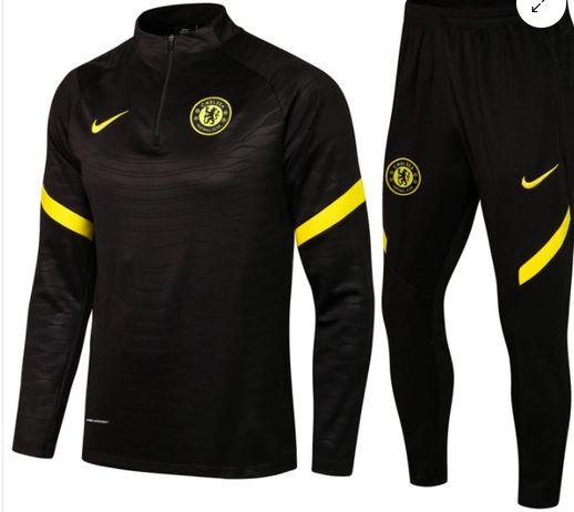 Chelsea Black Tracksuit