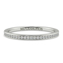 1.5MM Round Channel Set Wedding Band