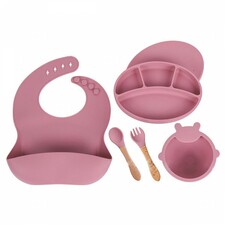 Custom Bulk Food Grade BPA Free Eco-Friendly Baby Feeding set