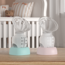 Food Grade Silicone Manual Breast Pump Hand Baby