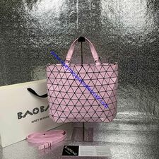 Issey Miyake Solid Crystal Shoulder Bag Pink