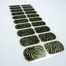 Wholesale custom sexy purple glitter nail art sticker waterproof nail wraps fash