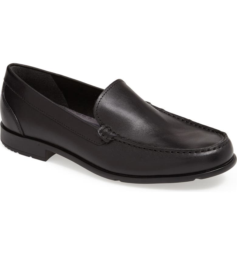 Classic Venetian Loafer, Main, color, BLACK LEATHER