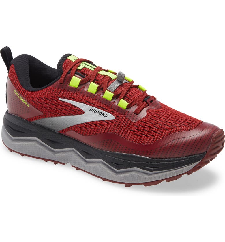 Caldera 5 Trail Running Shoe, Main, color, RED/ BLACK/ NIGHTLIFE