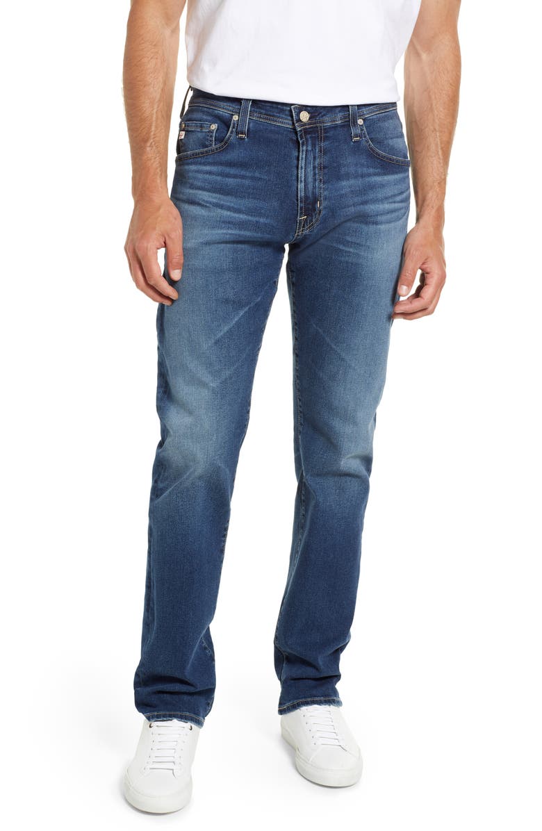 Everett Slim Straight Leg Jeans, Main, color, 7 YEARS GLENVIEW