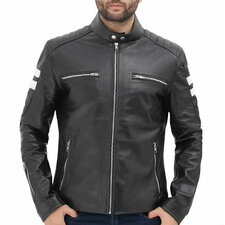 Bold Black Racer Jackets Manufacturer