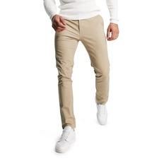 Skinny Fit Stretch Cotton Chinos, Main, color, STONE