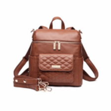 Petit Monaco Diaper Bag | Caramel Brown