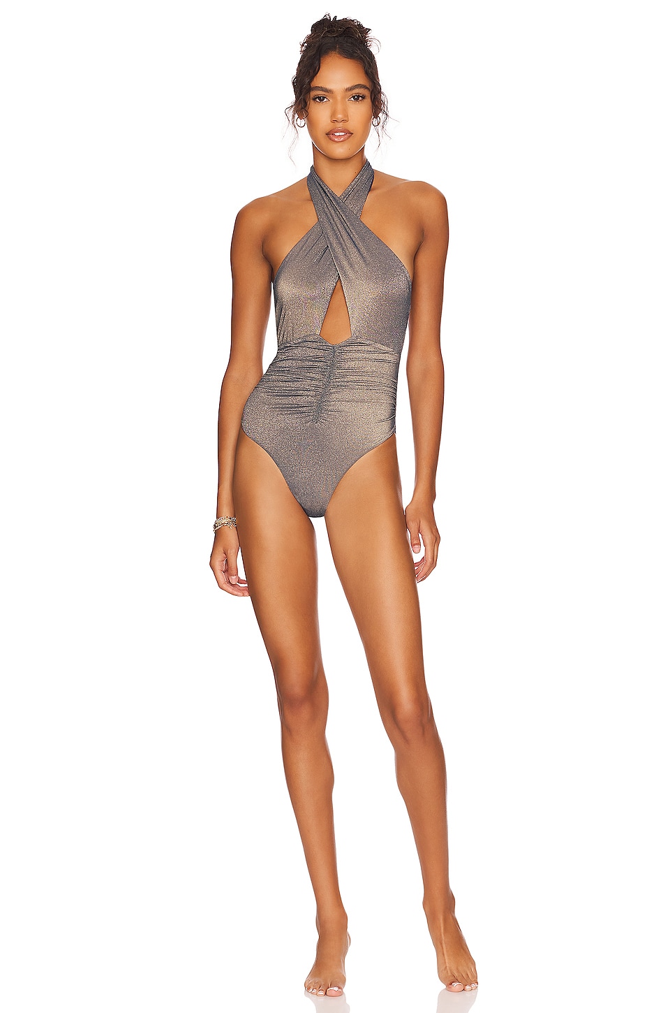 Celine Ruched One Piece in Starboard 