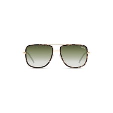 QUAY AUSTRALIA All In 50mm Navigator Sunglasses, Main, color, MILKY GREEN / GREEN FADE