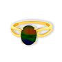 Ammolite Ladies Ring in 14K Yellow Gold