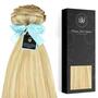ZALA - 12-/14-INCH HONEY/BEACH BLONDE HIGHLIGHTS CLIP-IN HAIR EXTENSIONS — 100% REMY HAIR