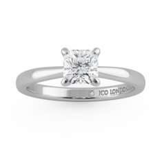 Asscher Solitaire Engagement Rings.