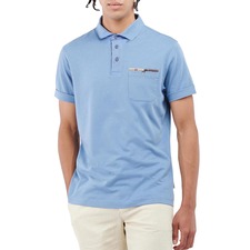 BARBOUR Corpatch Polo Shirt, Main, color, FORCE BLUE