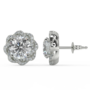 Eden Round Diamond Earrings