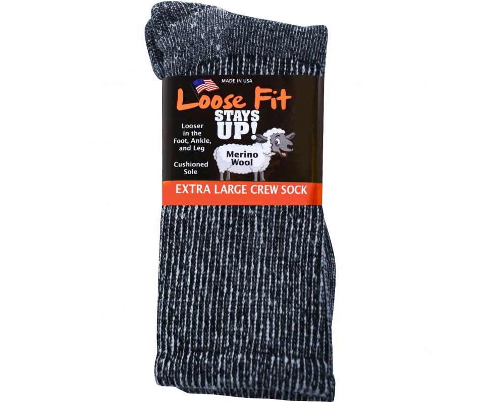 Loose Fit Marled Merino Woo...