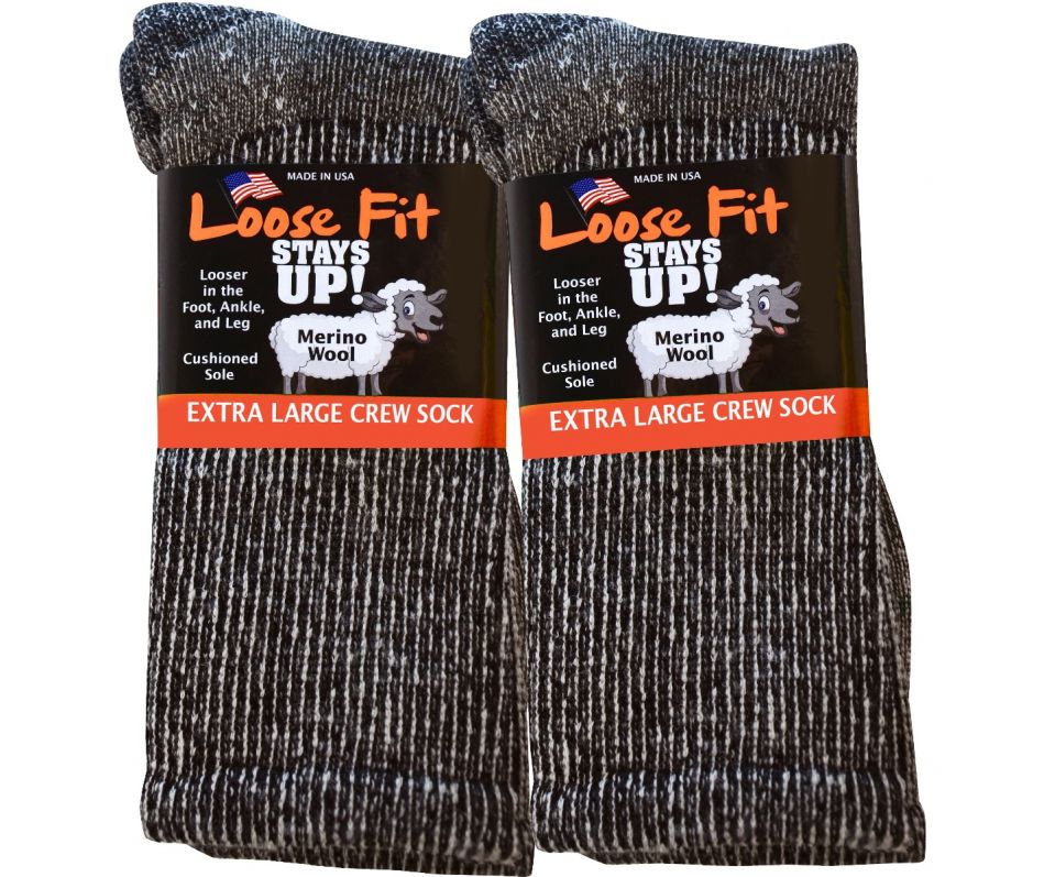 Loose Fit Marled Merino Woo...