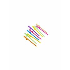 Mixed Coloured Willy Straws | Pecka Products