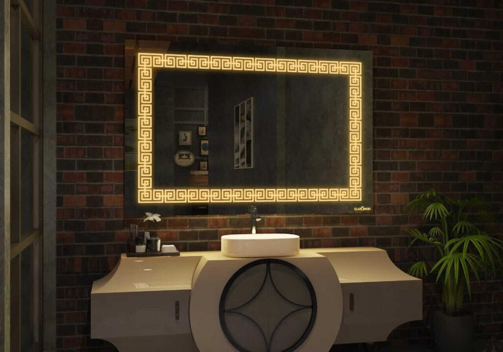 Washbasin Mirror with Warm ...