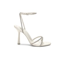 Alexander Wang Dahlia 105 Crystal Sandal in Alloy | REVOLVE