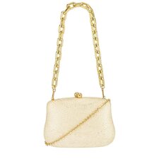 Serpui Blair Bun Clutch in Sand | REVOLVE