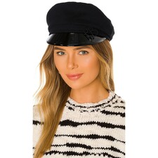 Ruslan Baginskiy Monogram Embellished Cap in Black | REVOLVE