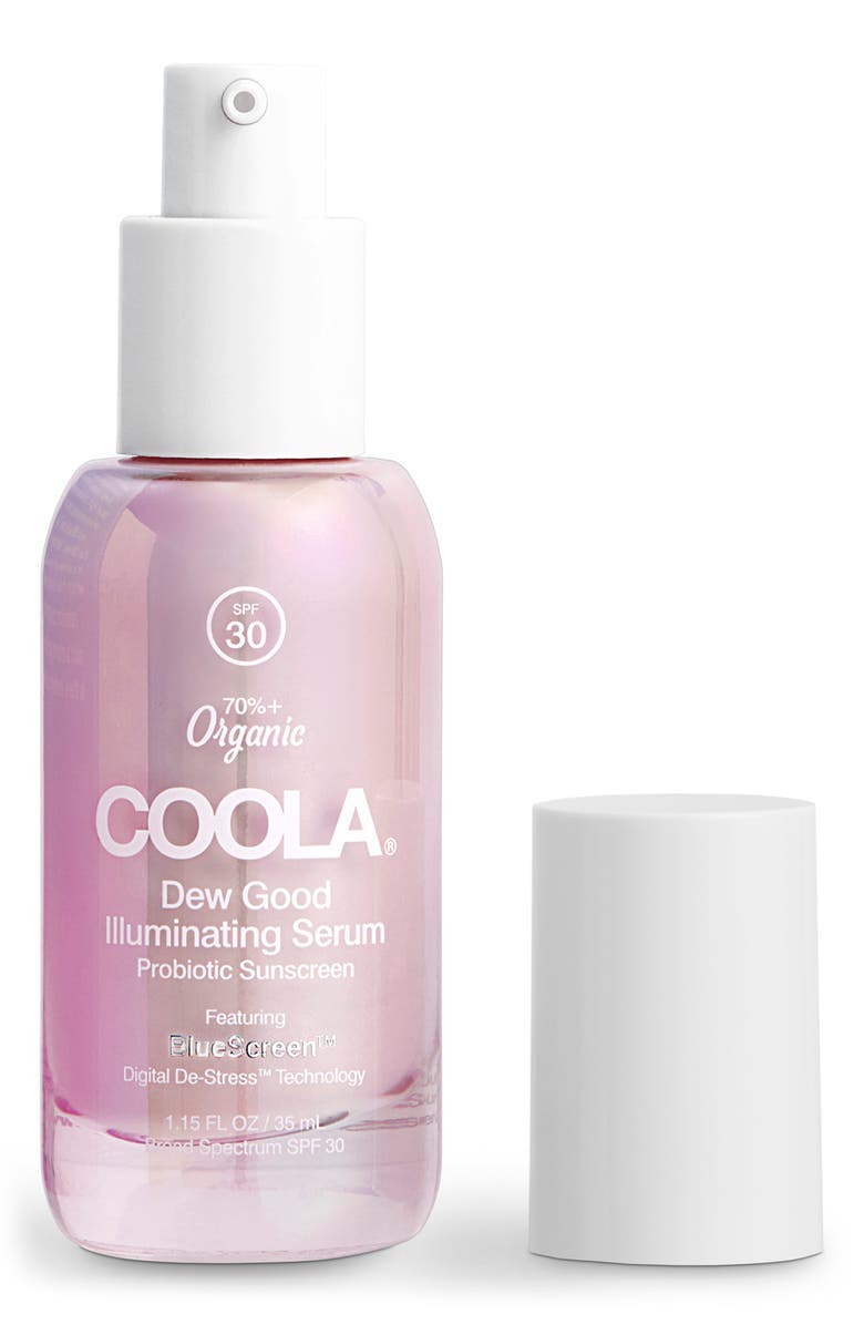 COOLA® Suncare Dew Good Illuminating Serum SPF 30, Main, color, NO COLOR