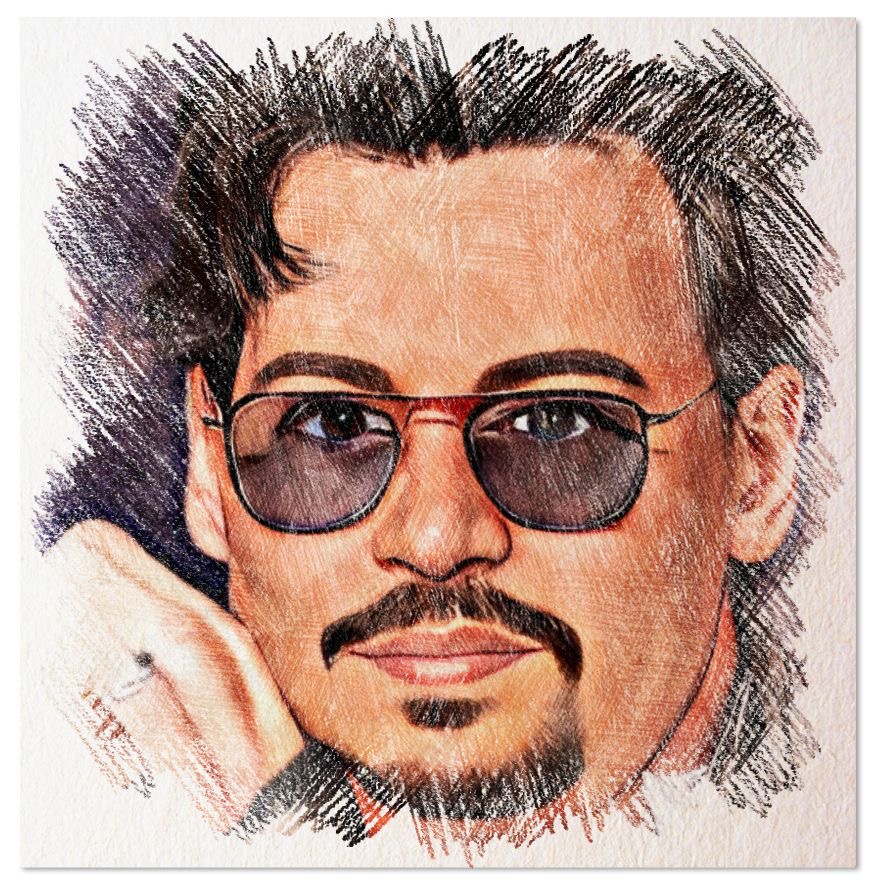 Forthright Johnny Depp #6 - ARTface | OpenSea