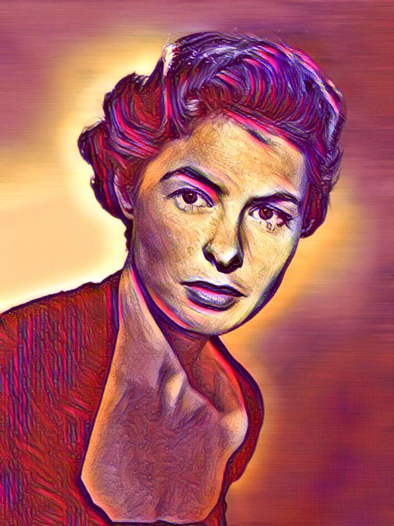 Determined Ingrid Bergman #2 - ARTface | OpenSea