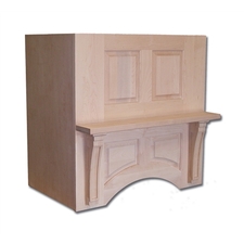 Maple 30 Inch Old World Mantle Hood