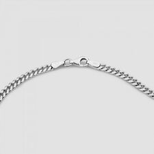 Sterling Silver 3.5mm Diamond Cut Cuban Chain Necklace