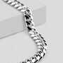 Sterling Silver 7mm Diamond Cut Cuban Chain Necklace