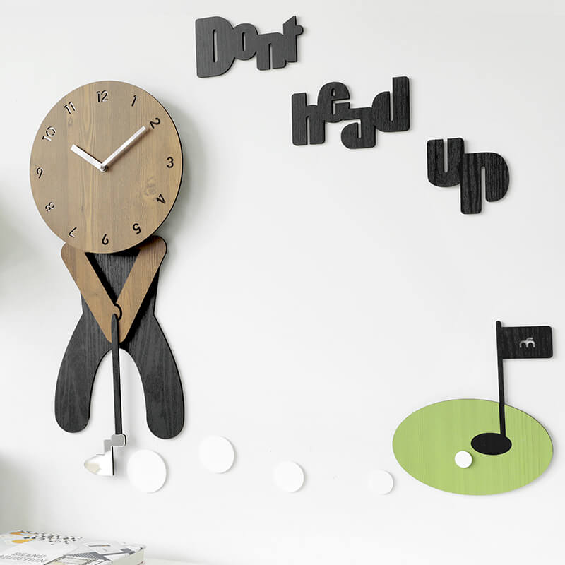 Golf Pendulum Clock