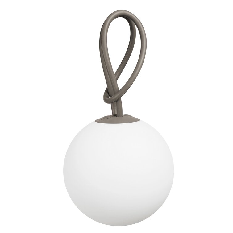 Bolleke 8" Battery Powered Integrated LED Outdoor Hanging Light