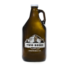 64 oz. Amber Glass Growler
