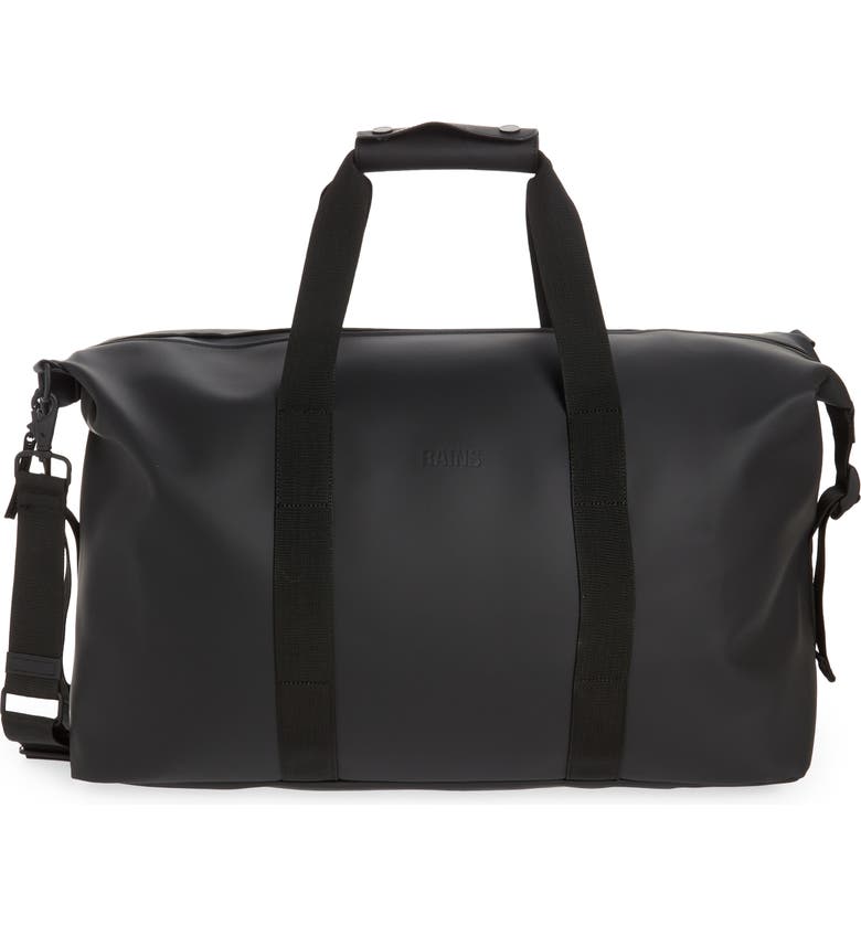 RAINS Weekend Travel Bag, Main, color, 01 BLACK