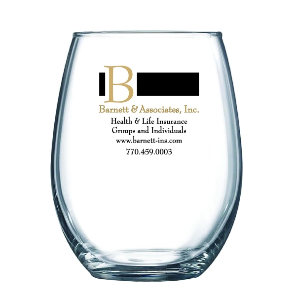 15 oz. Stemless Wine Glass