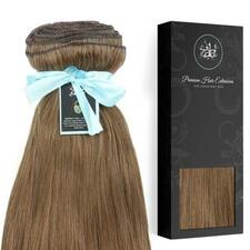 ZALA - 16-INCH CINNAMON BROWN CLIP-IN HAIR EXTENSIONS — 100% HUMAN REMY HAIR