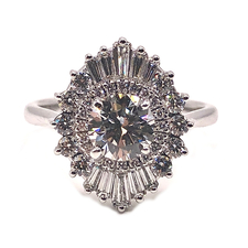 Simon G. Round Engagement Ring