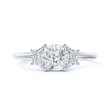 De Beers Forevermark Michaela's Three Stone Illusion Engagement Ring