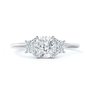 De Beers Forevermark Michaela's Three Stone Illusion Engagement Ring