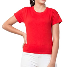 Bright Fluorescent Pink Women’s Eco-friendly Tee