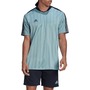 ADIDAS Tiro Stripe Performance Soccer Jersey, Main, color, ALMOST BLUE/ INK