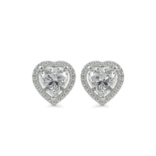 Buy Halo Diamond Earrings