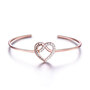 3A Cz Rose Gold Plated Micr...