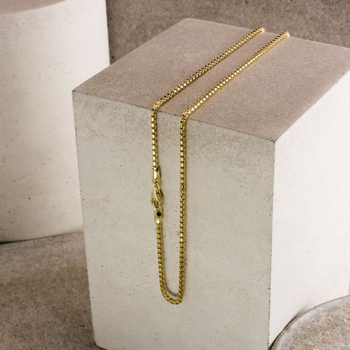 9ct Yellow Gold Plated 2mm ...