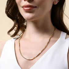 9ct Gold Plated Sterling Silver 2.8mm Box Chain Necklace