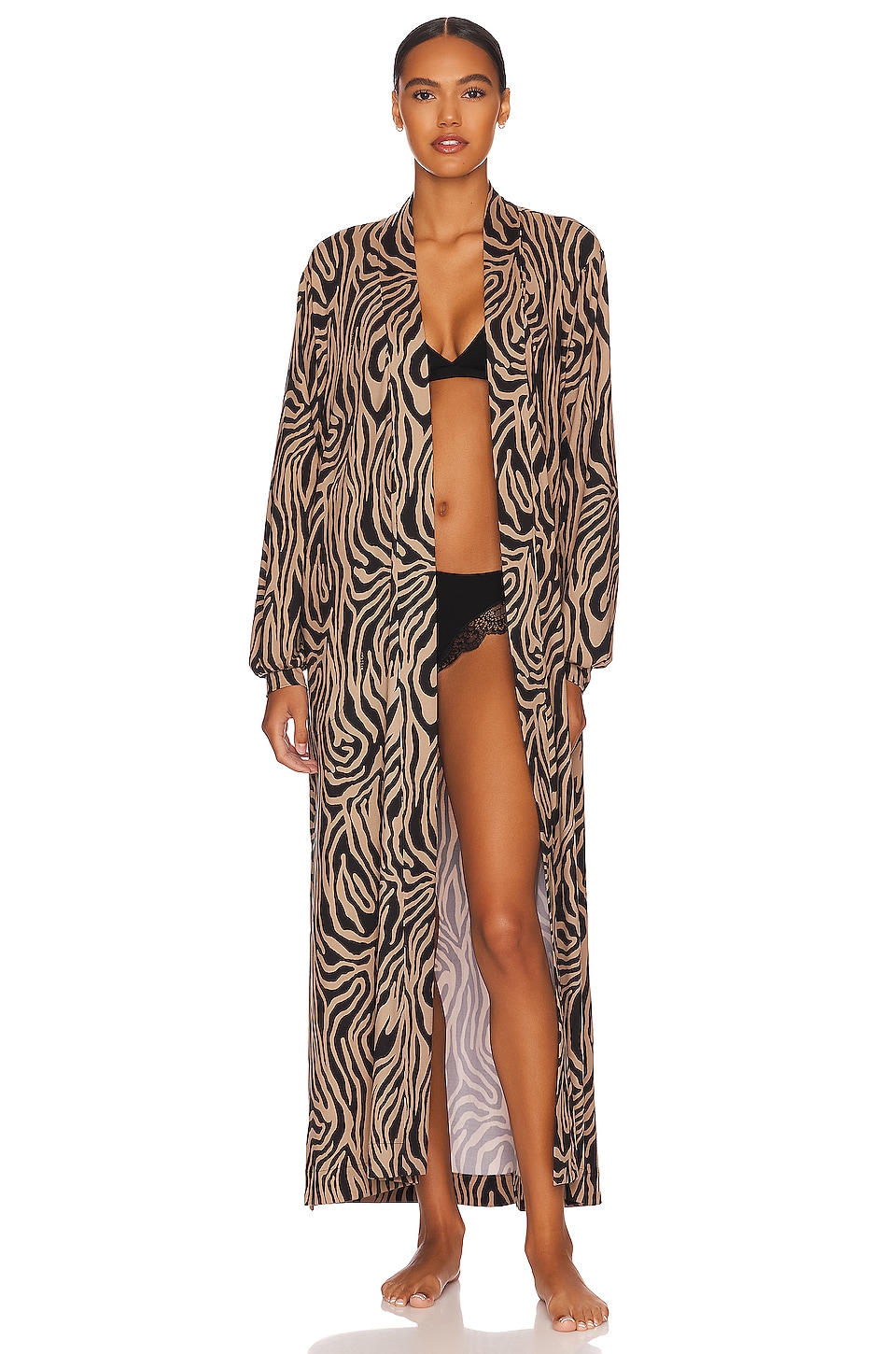 MASONgrey Skyler Robe in Zebra | REVOLVE