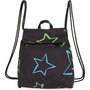 BP. BE PROUD Pride Gender Inclusive Pride Canvas Drawstring Backpack, Main, color, BLACK SKETCHED STARS